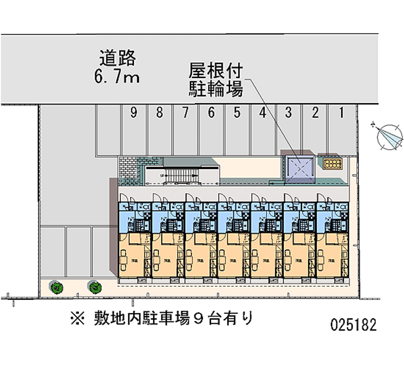 25182 Monthly parking lot