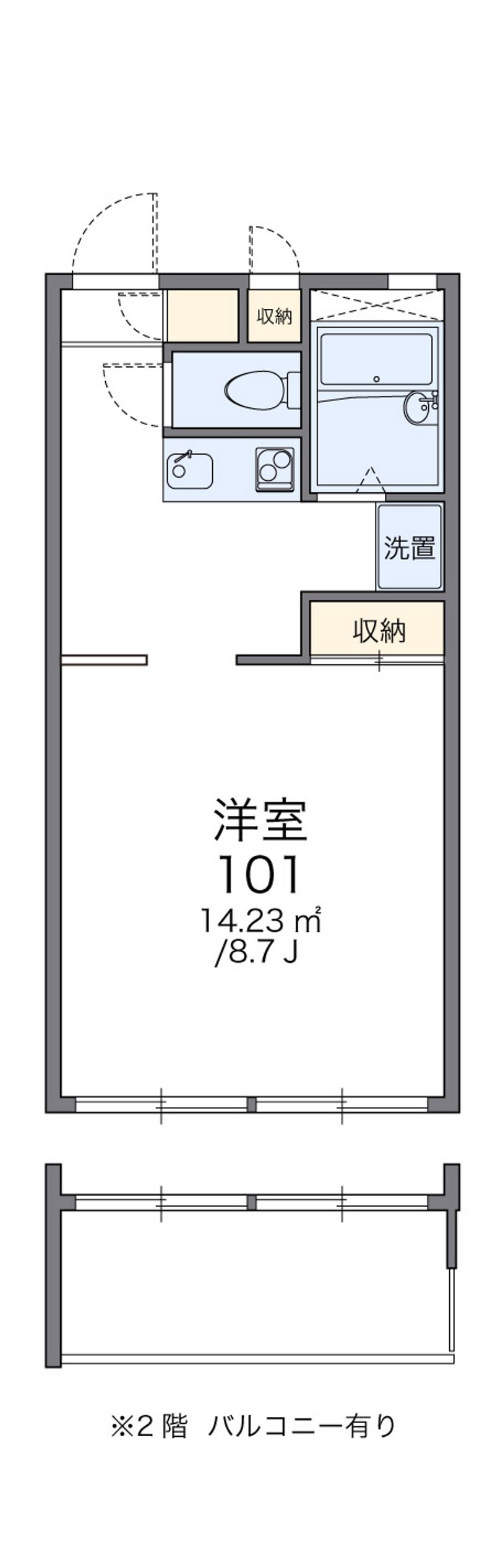 レオパレスＳＩＺＵＫＡ 間取図