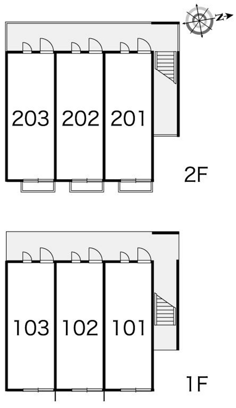 レオパレス雅 間取り配置図