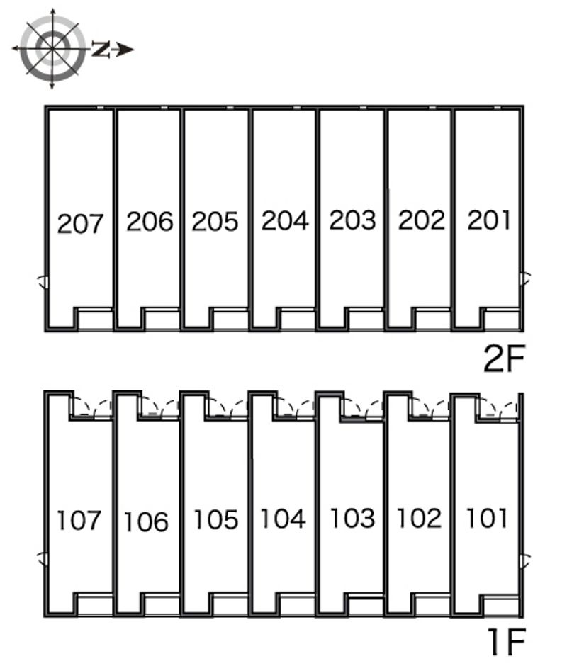 レオネクスト柴Ｑ 間取り配置図