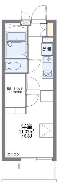 レオパレスエスペランサ野上 間取り図