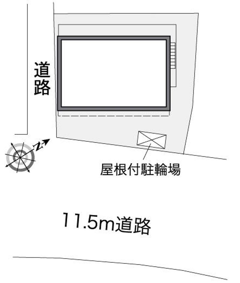 レオパレス保土ヶ谷坂本町 配置図