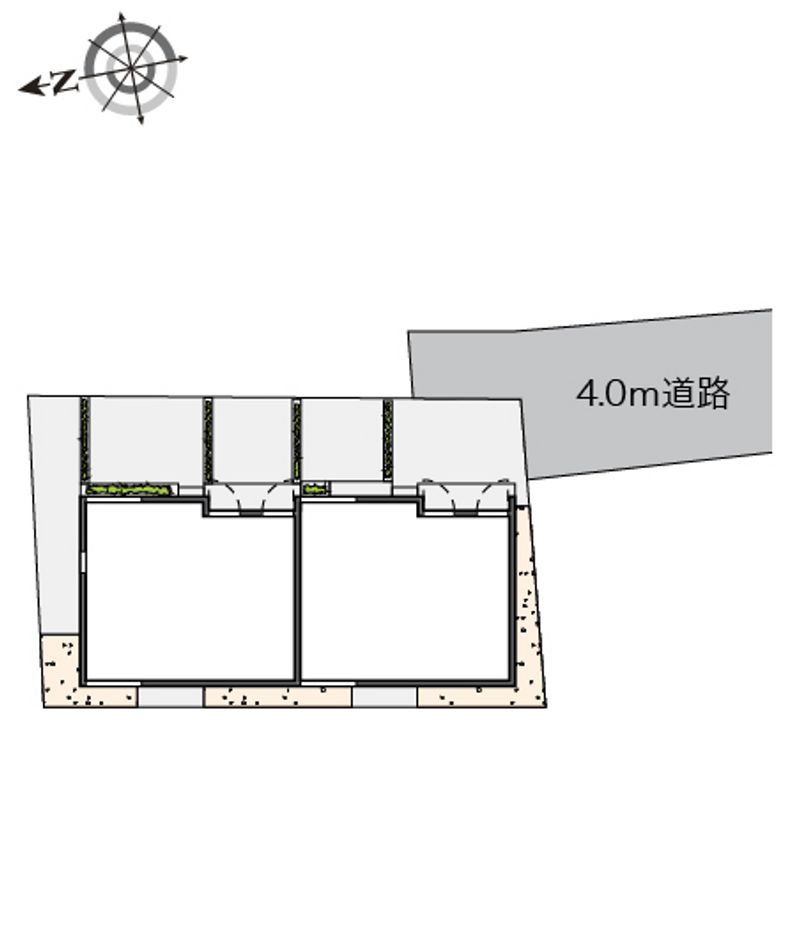 レオネクストわかば　１ 配置図