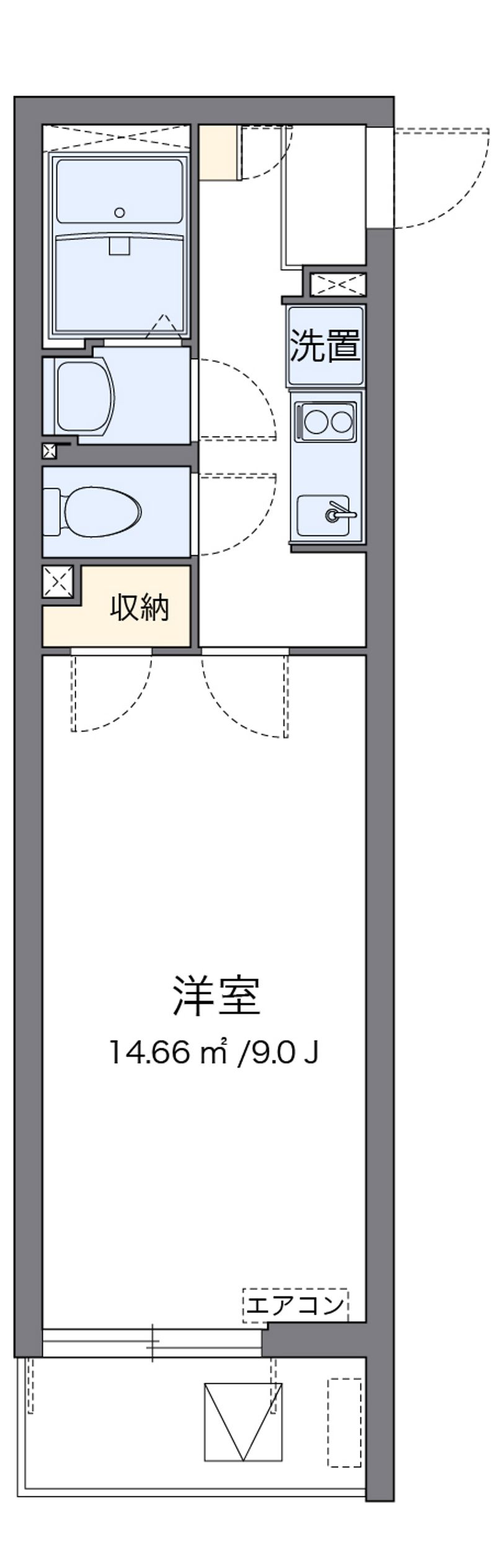 クレイノツインダイヤ 間取図