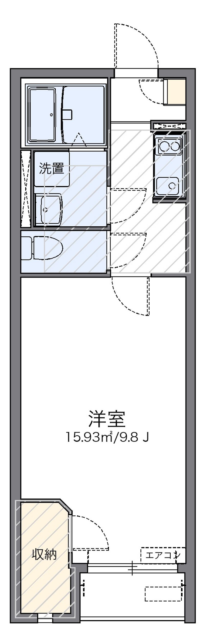 レオネクスト冨貴ヶ丘Ⅱ 間取図
