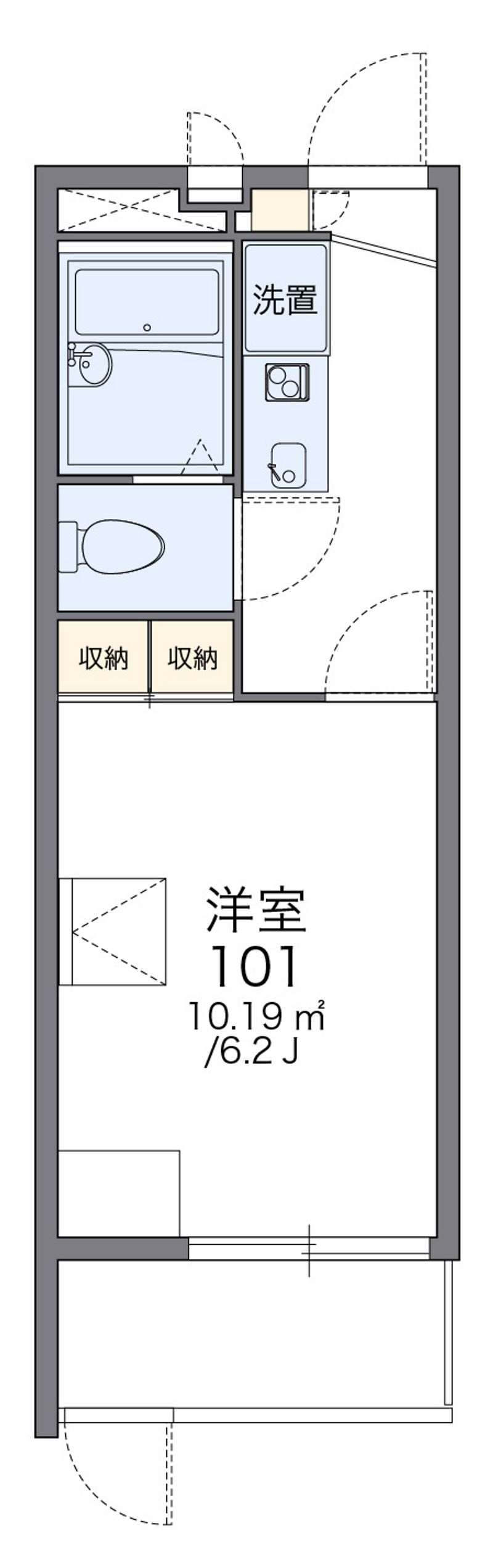 レオパレス藤久ハイツ 間取図