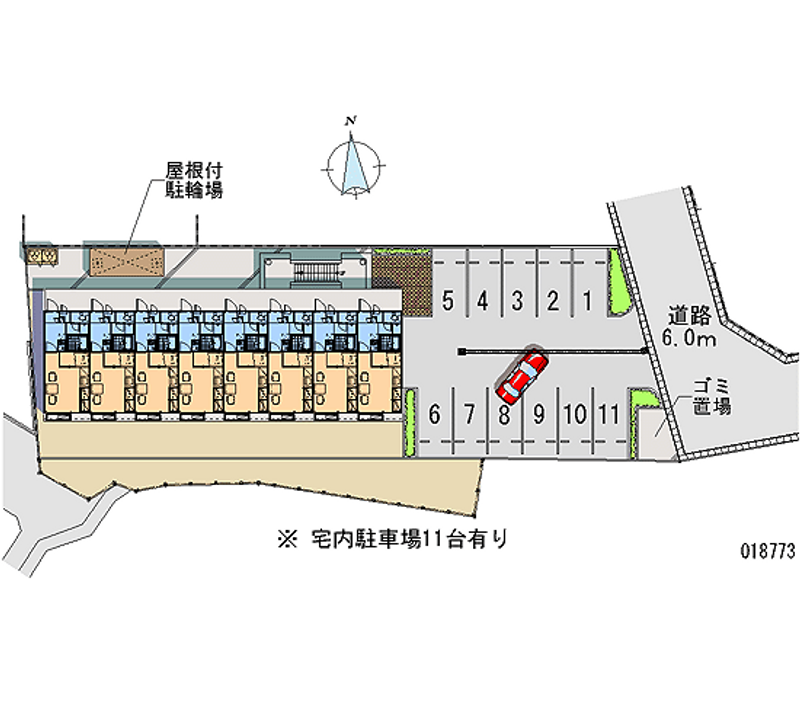 レオパレスＹｏｕＹｏｕ早島 月極駐車場