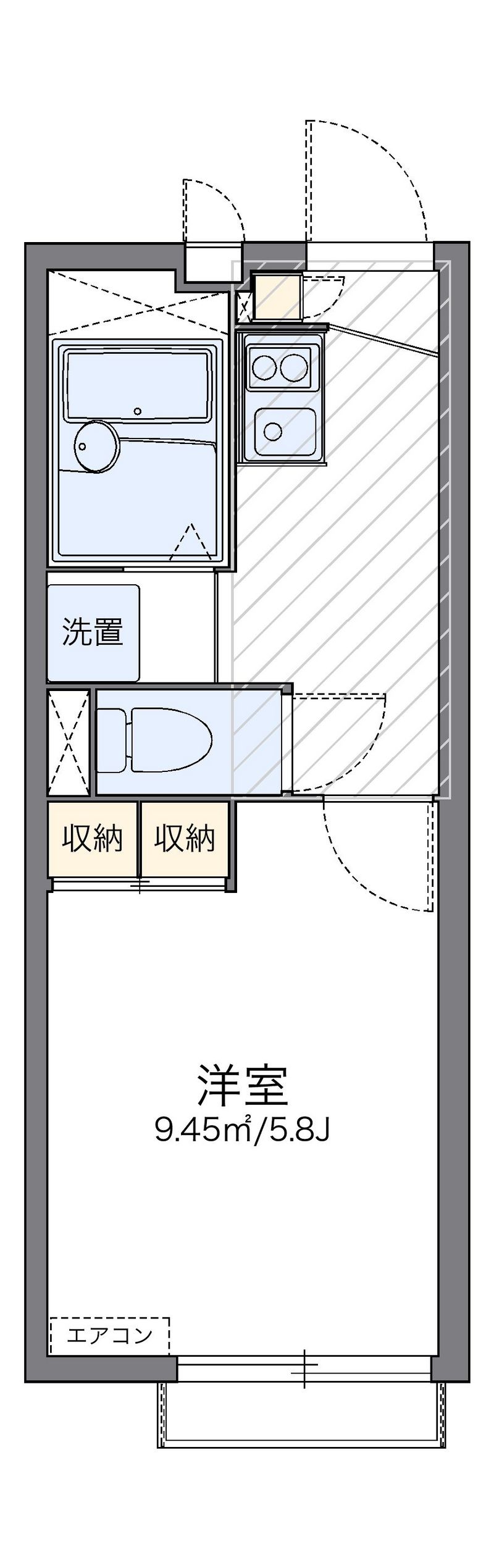 レオパレスＴＡＫＡ 間取図