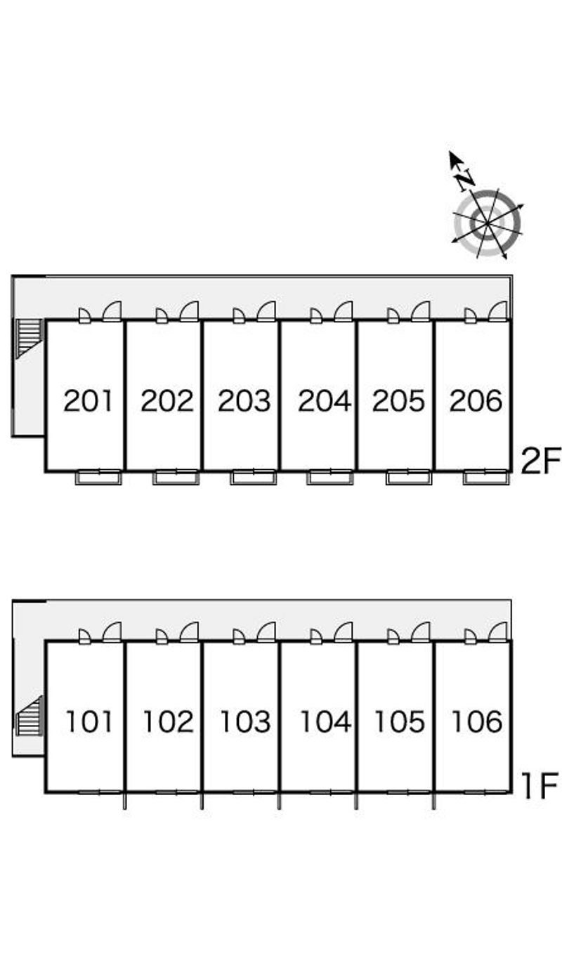 レオパレスＣＡＴＳ 間取配置図