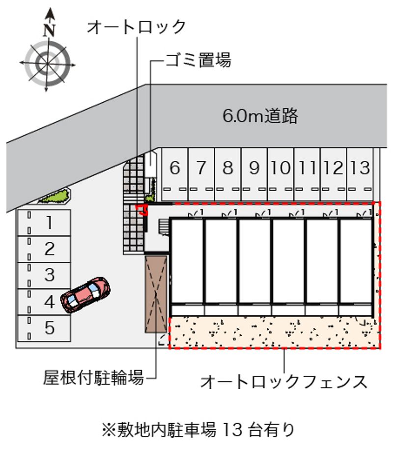 クレイノそれいゆ木更津 配置図