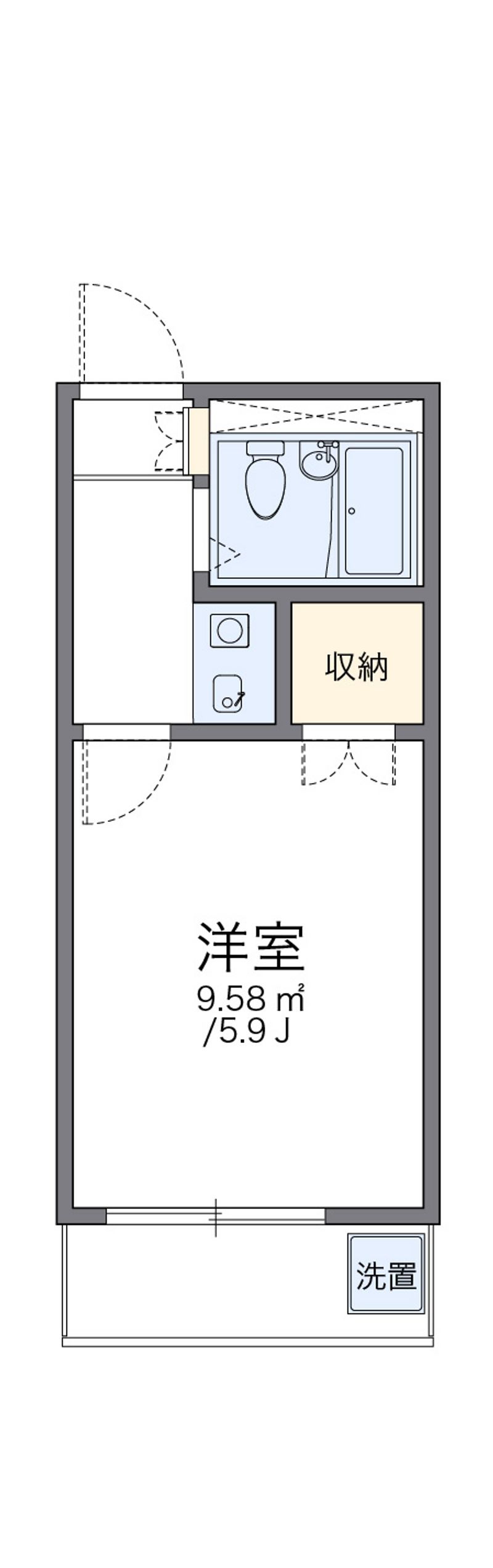 レオパレス赤池 間取図