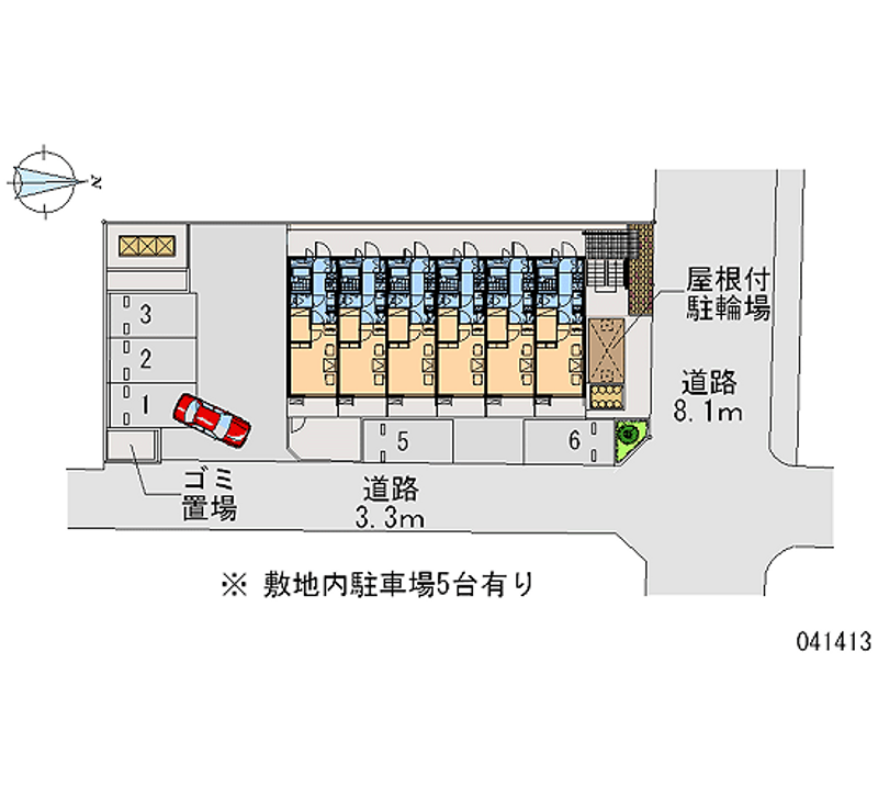 レオパレスいえぷり 月極駐車場