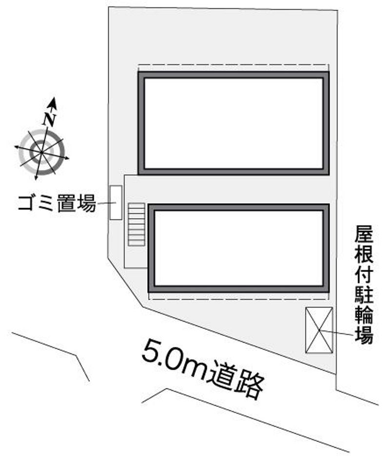 レオパレス豊Ⅲ 配置図