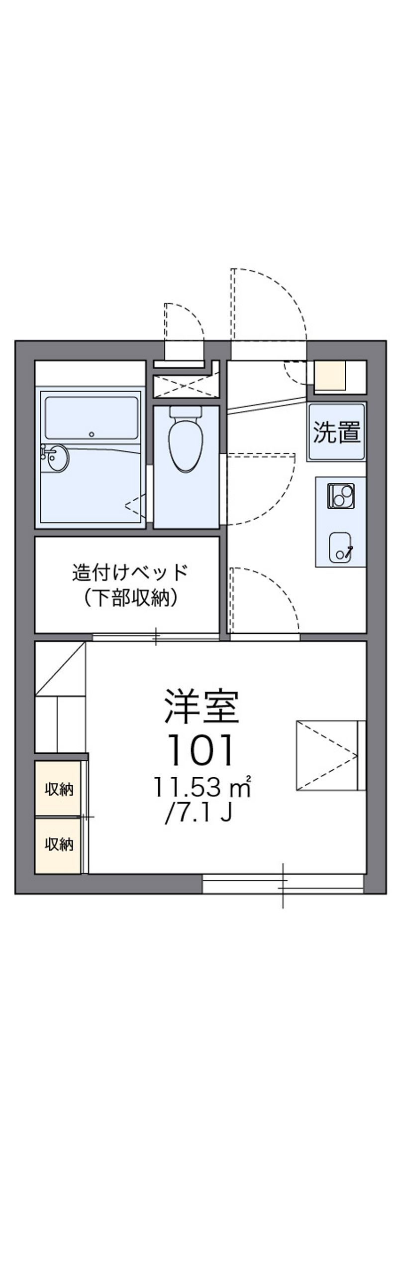 レオパレスｍｏｎⅡ 間取図