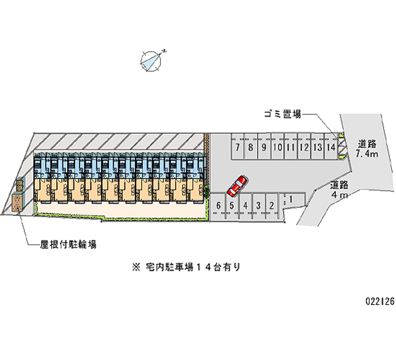 22126月租停车场