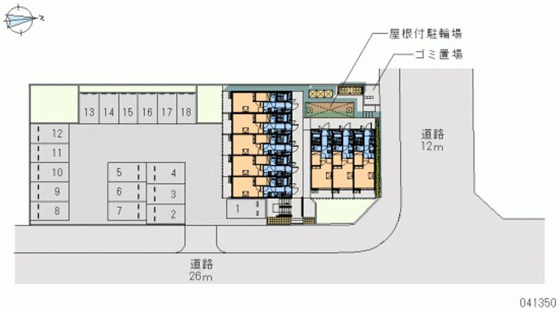 レオパレスＰｉｎｅｓ寿 月極駐車場