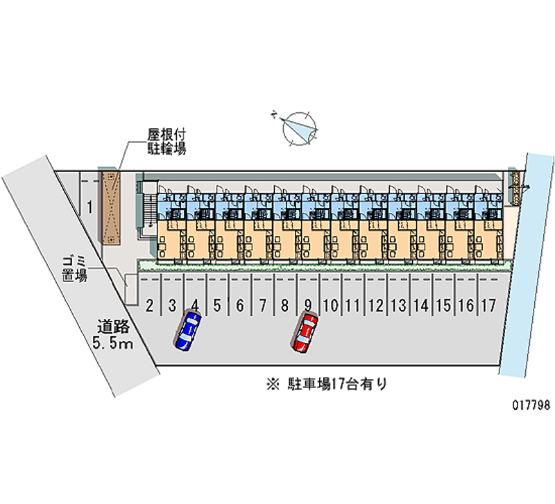 17798 bãi đậu xe hàng tháng