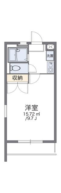 レオパレスクール 間取り図