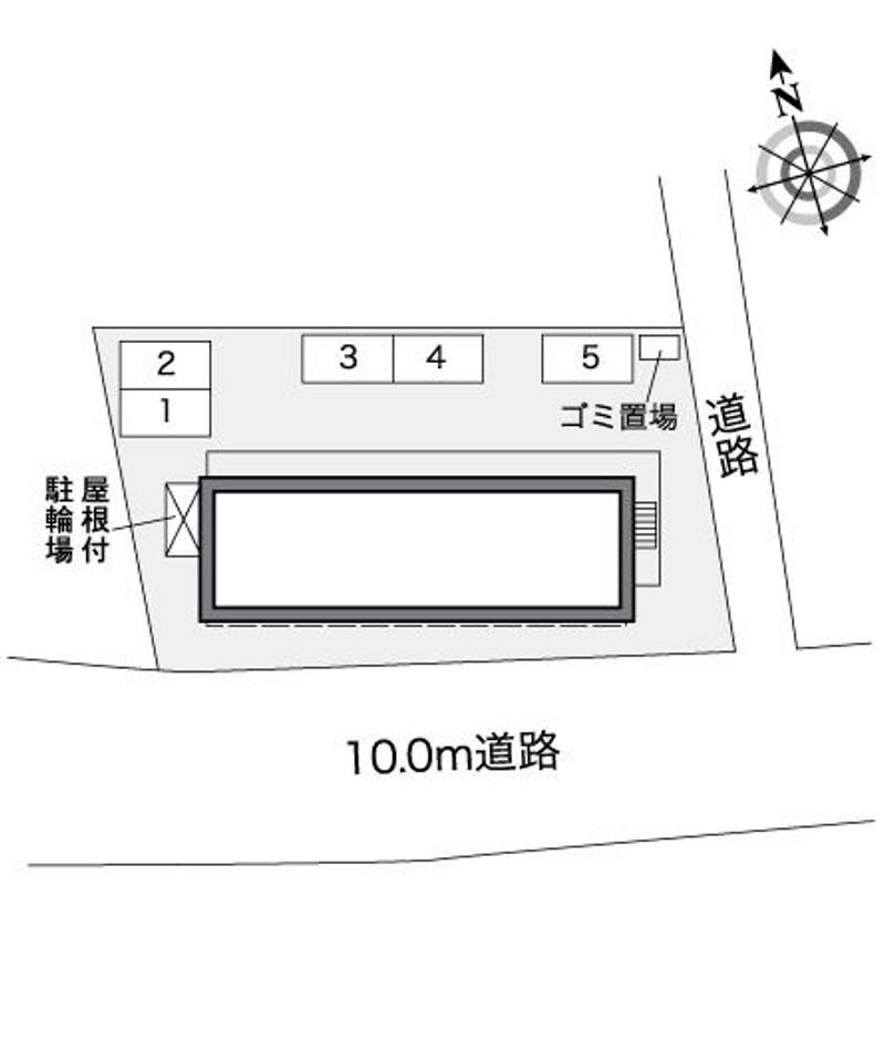 レオパレスサニーコート 配置図
