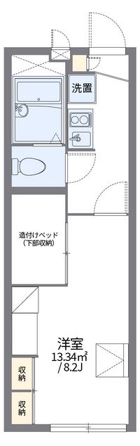 レオパレスセフティ半田 間取り図