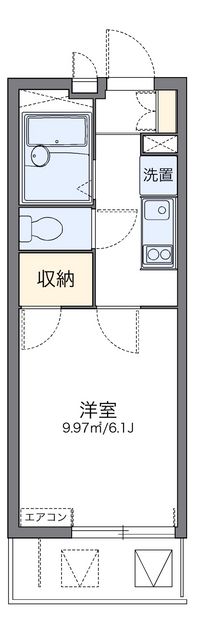 レオパレスアベニューⅡ 間取り図