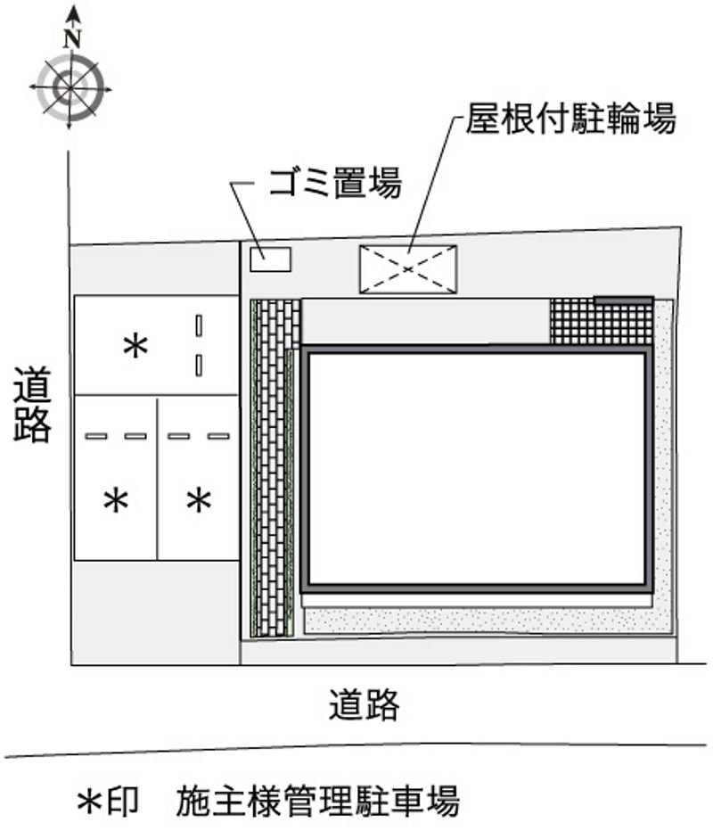 レオパレス壬生六角 配置図