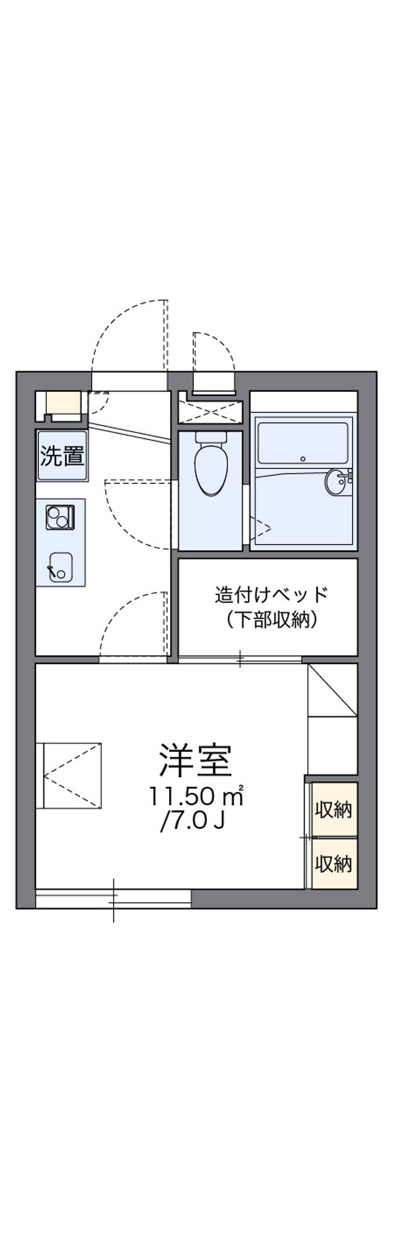 レオパレスグランシャリオ 間取図