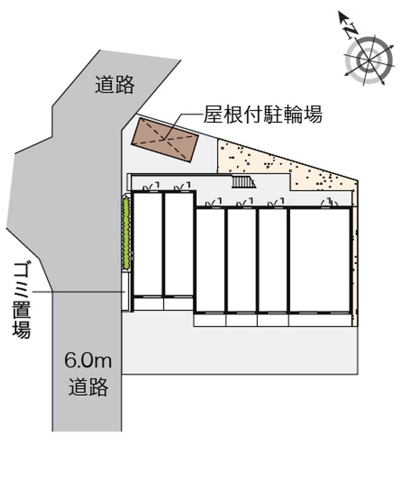 クレイノメゾン東橋本 配置図