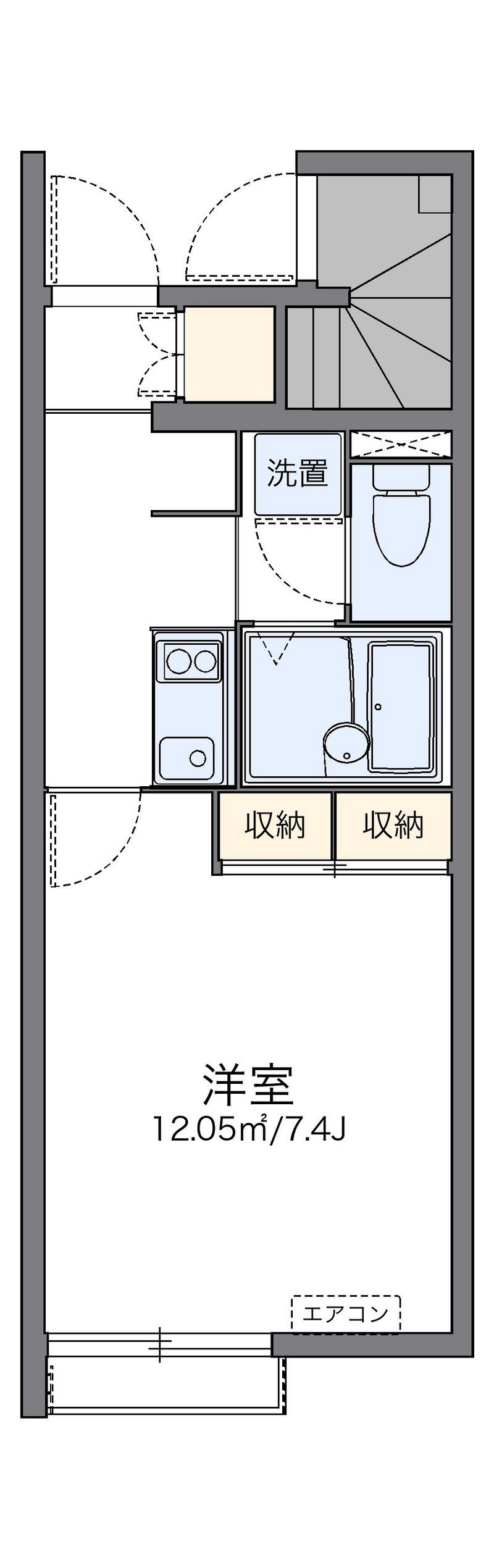 レオネクストプラシード　Ｂ 間取図