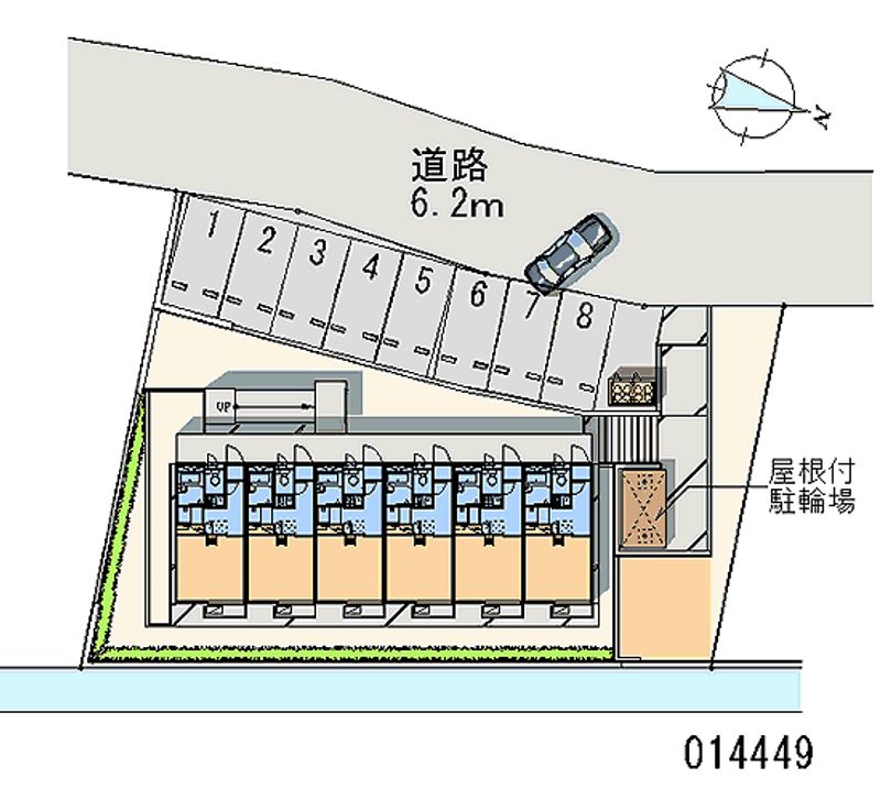 レオパレスコニファー 月極駐車場