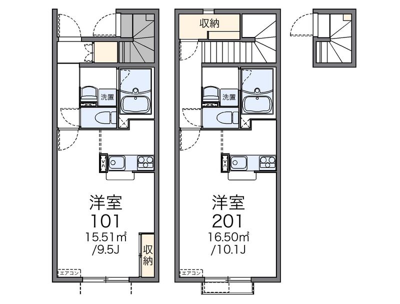 レオネクストサンライズ 間取図