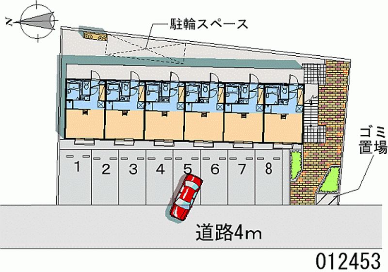 12453 Monthly parking lot