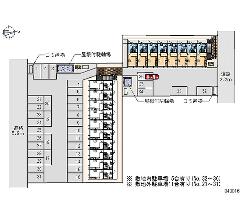 40016月租停車場