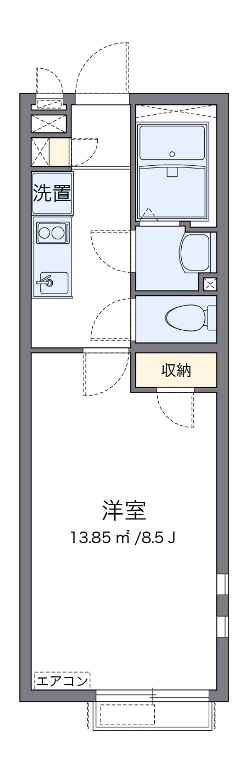 クレイノトウィンクルＤ 間取図