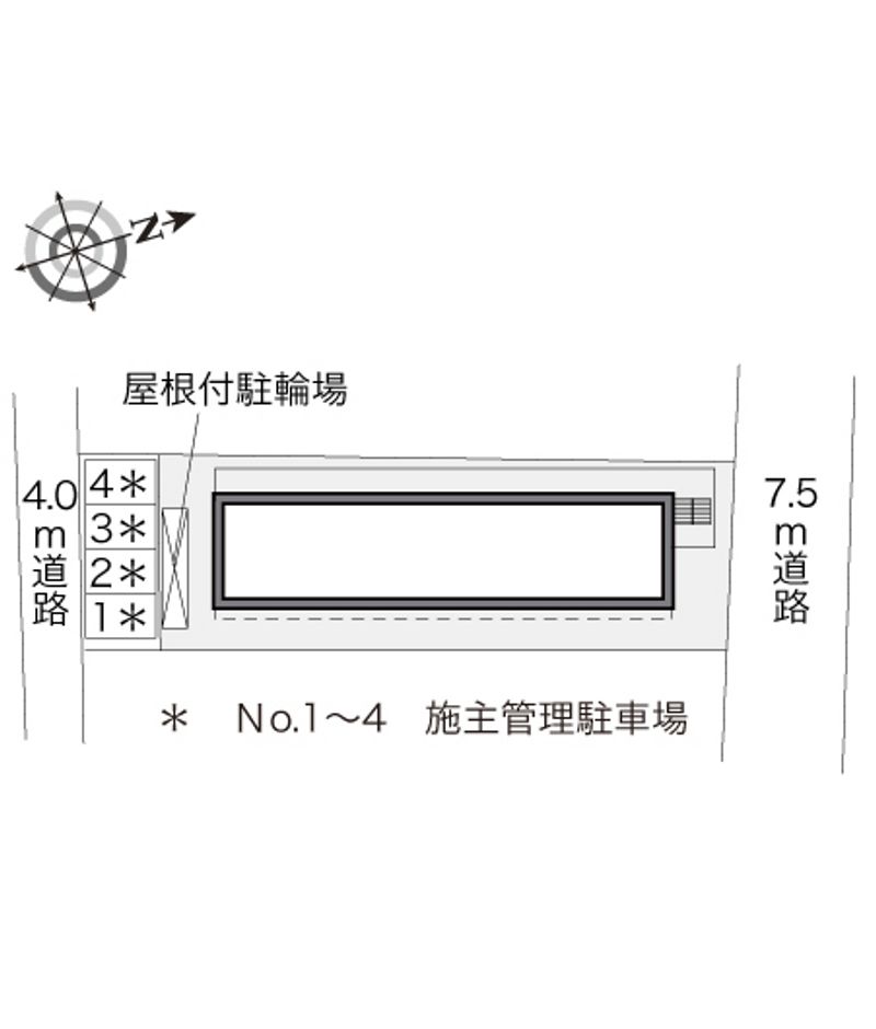 レオパレスつくば 配置図