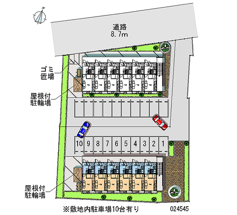 24545 bãi đậu xe hàng tháng