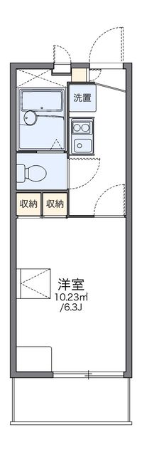 レオパレスクレール都島 間取り図