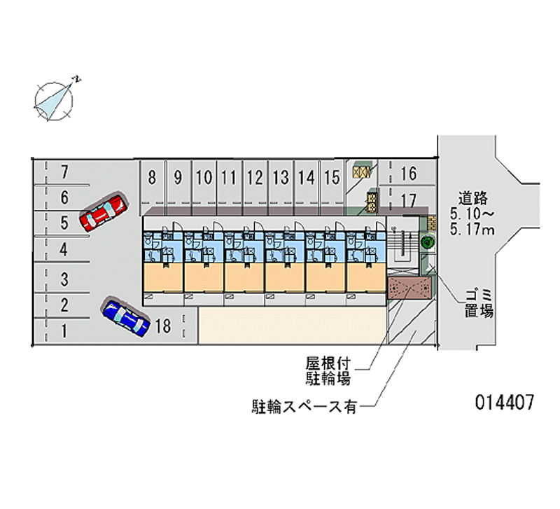 14407 Monthly parking lot