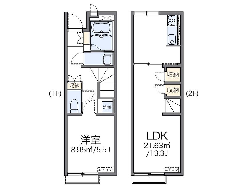 レオネクスト瑞穂東Ⅱ 間取図