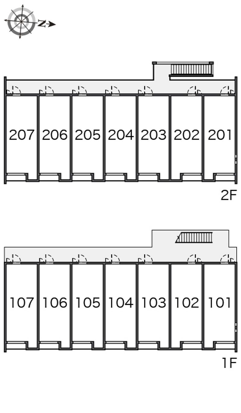 クレイノ蔵 間取配置図