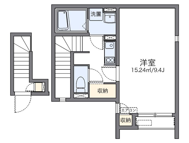 レオネクストＦＥＲＩＯ瀬田 間取図