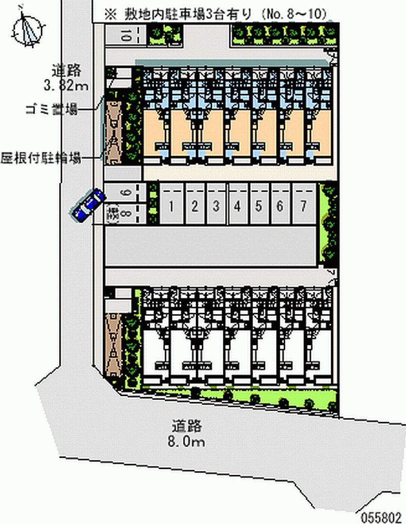 ミランダファルコナーⅡ 区画図