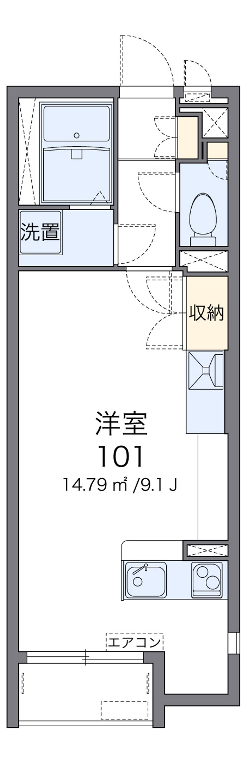 ミランダシュライン 間取図