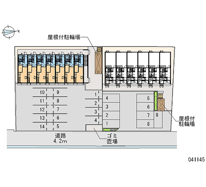 41145 bãi đậu xe hàng tháng