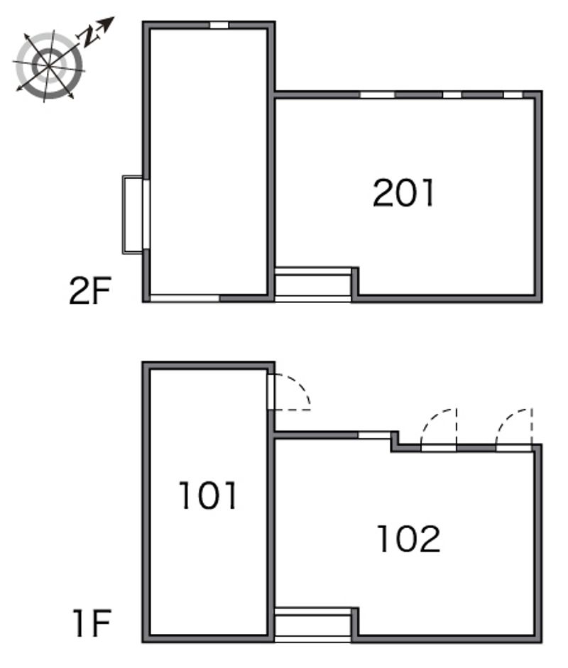 レオネクスト原アパート 間取配置図
