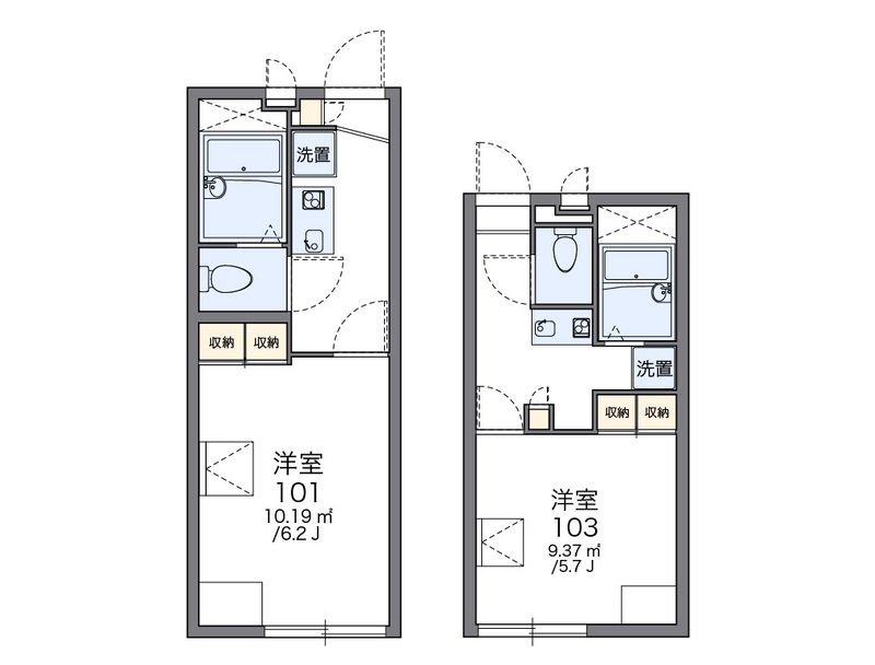 レオパレスゴーゴー 間取図