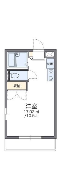 レオパレス大高Ａ 間取り図