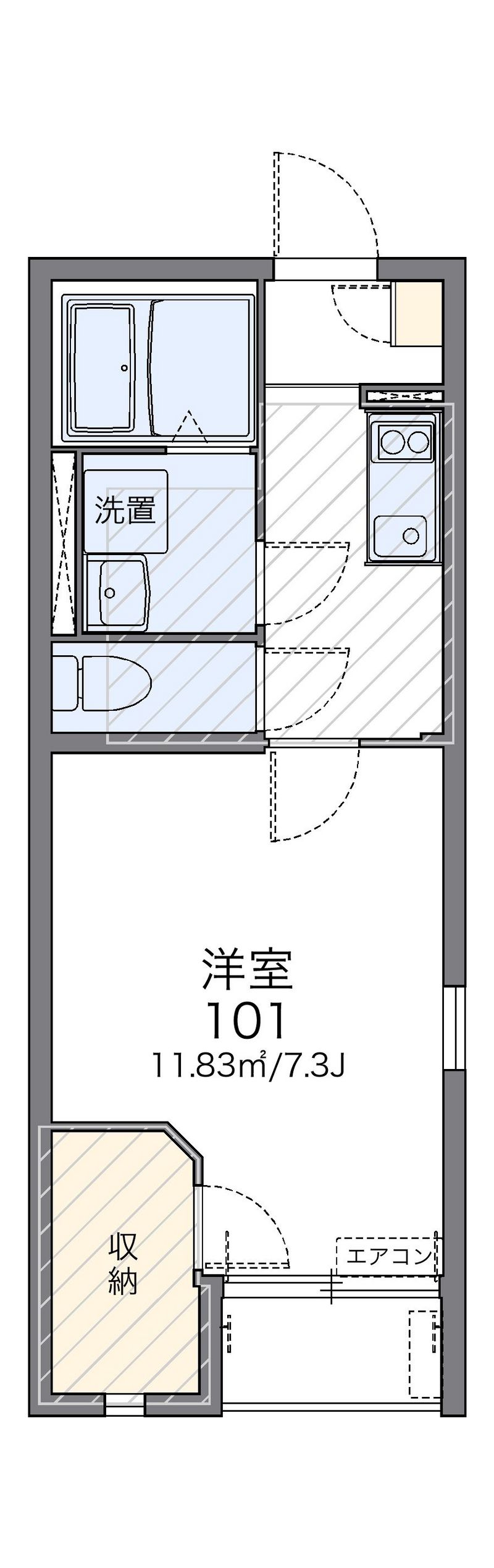 レオネクストモズ 間取図