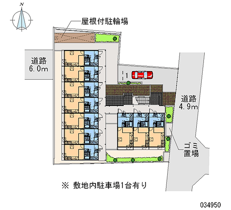 レオパレス塚修 月極駐車場