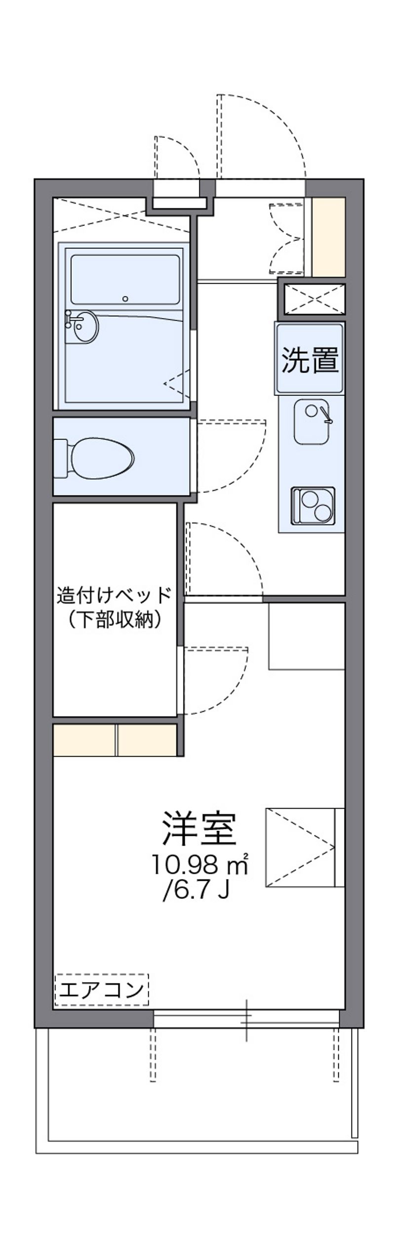 レオパレス沼南７ 間取り